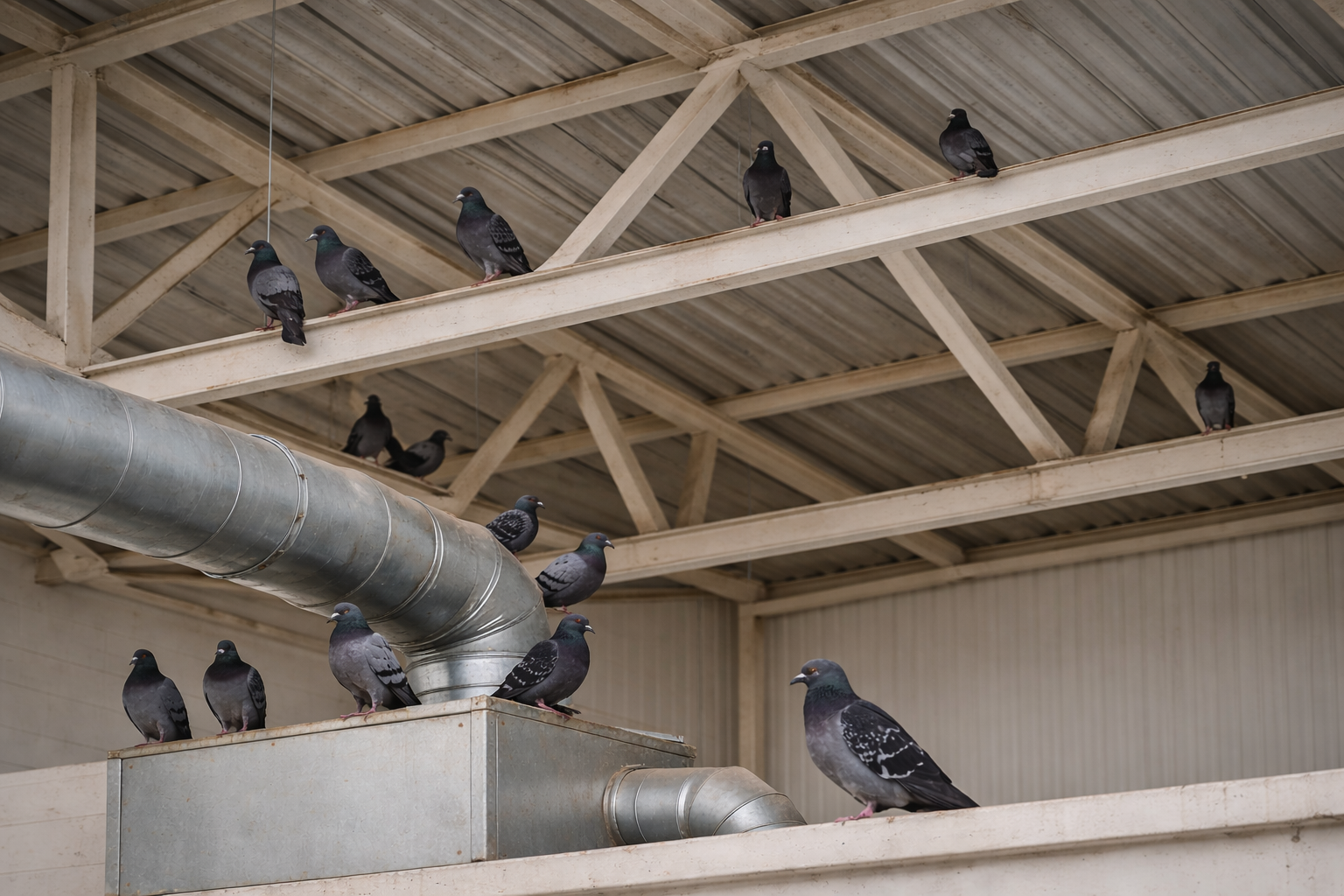 Humane Pigeon Flock Reduction Live Trapping Programs